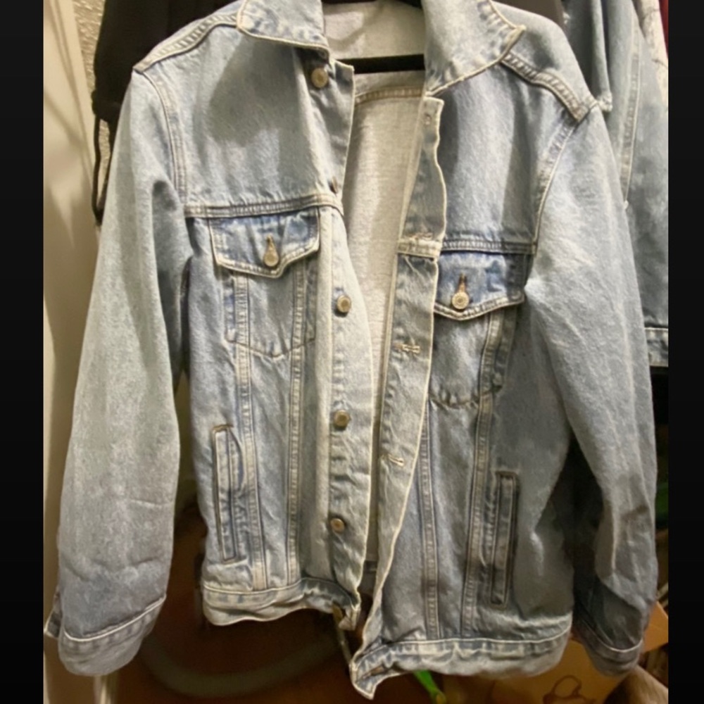Oversized denim jacket